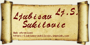 Ljubisav Šukilović vizit kartica